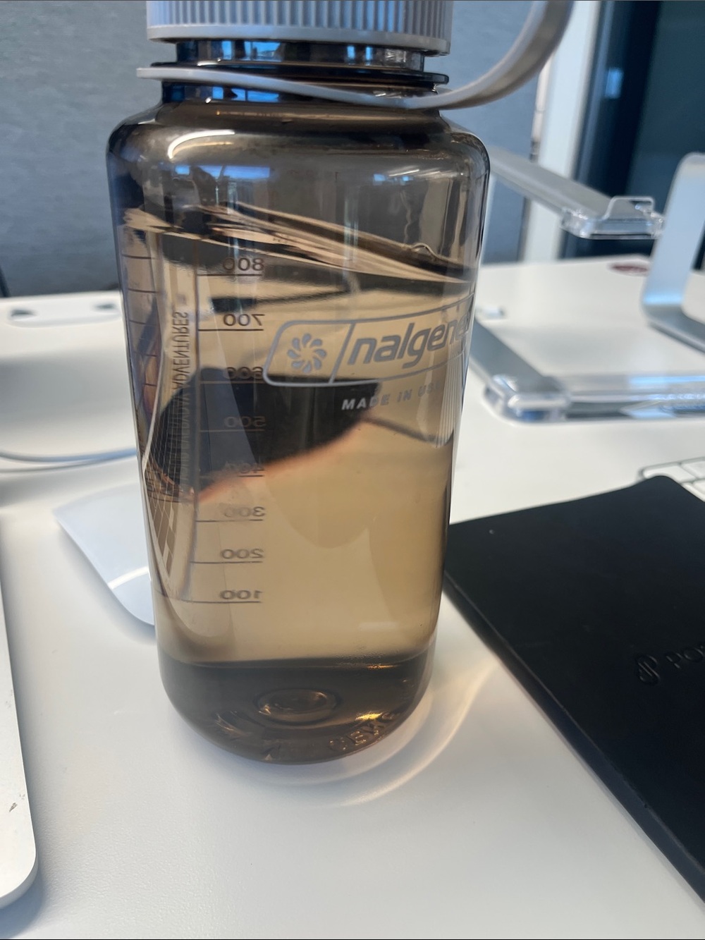 Smoky Brown Wide-Mouth Water Bottle